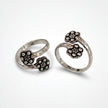 Floral Wrap Toe Rings
