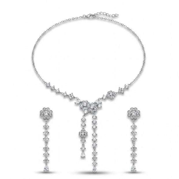 Floral Dangle Set