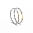 Two-Tone Textured Bangles