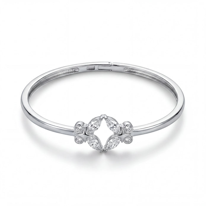 Marquise Floral Bangle