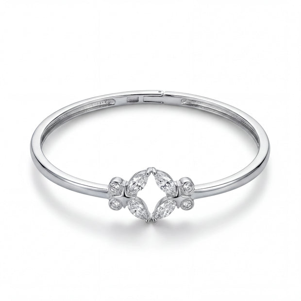 Marquise Floral Bangle