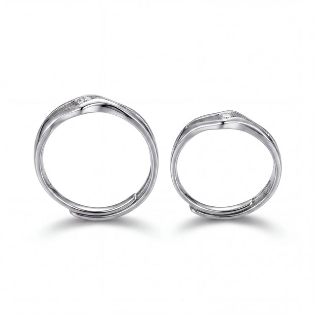 Wave Couple Ring