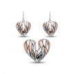 Two-Tone Heart Set