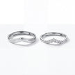 Shimmering V-Stack Rings