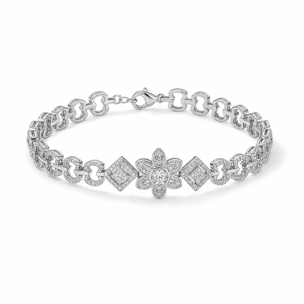 Floral Sparkle Bracelet