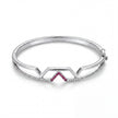 Pink V Zigzag Bangle