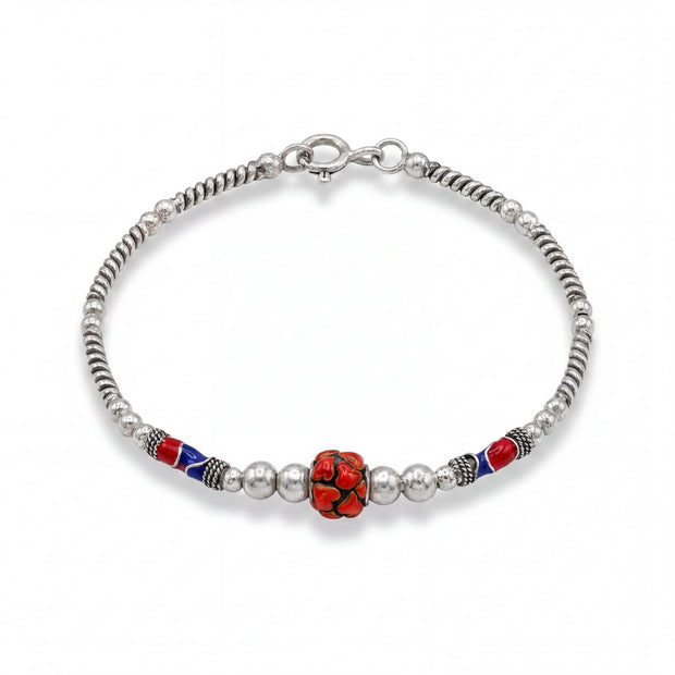 Artisanal Colour Bead Bracelet
