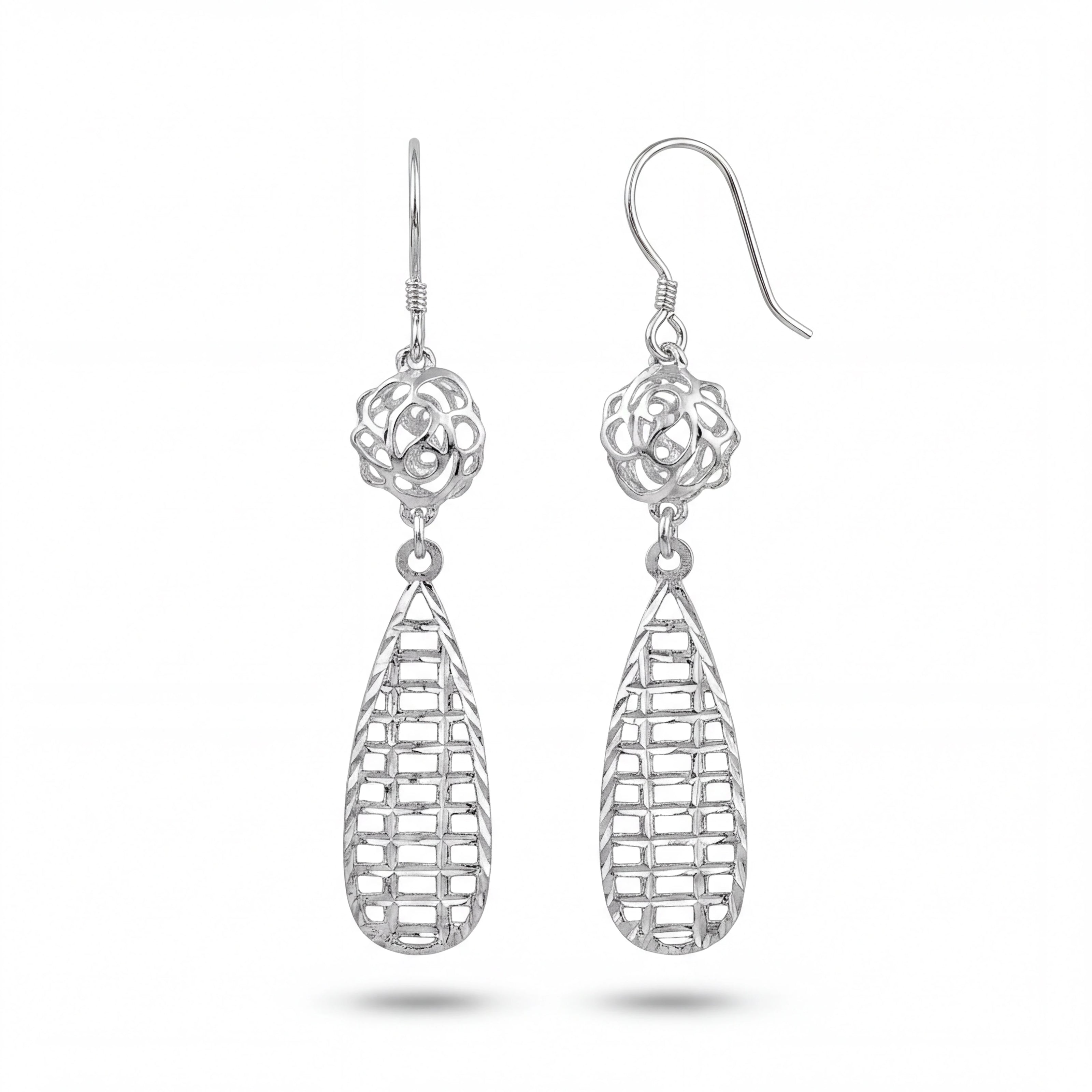 Filigree Basketweave Drops