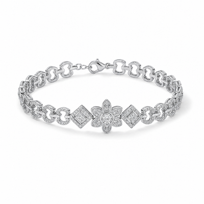 Floral Sparkle Bracelet