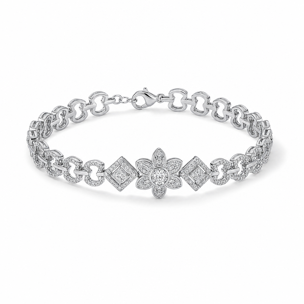 Floral Sparkle Bracelet