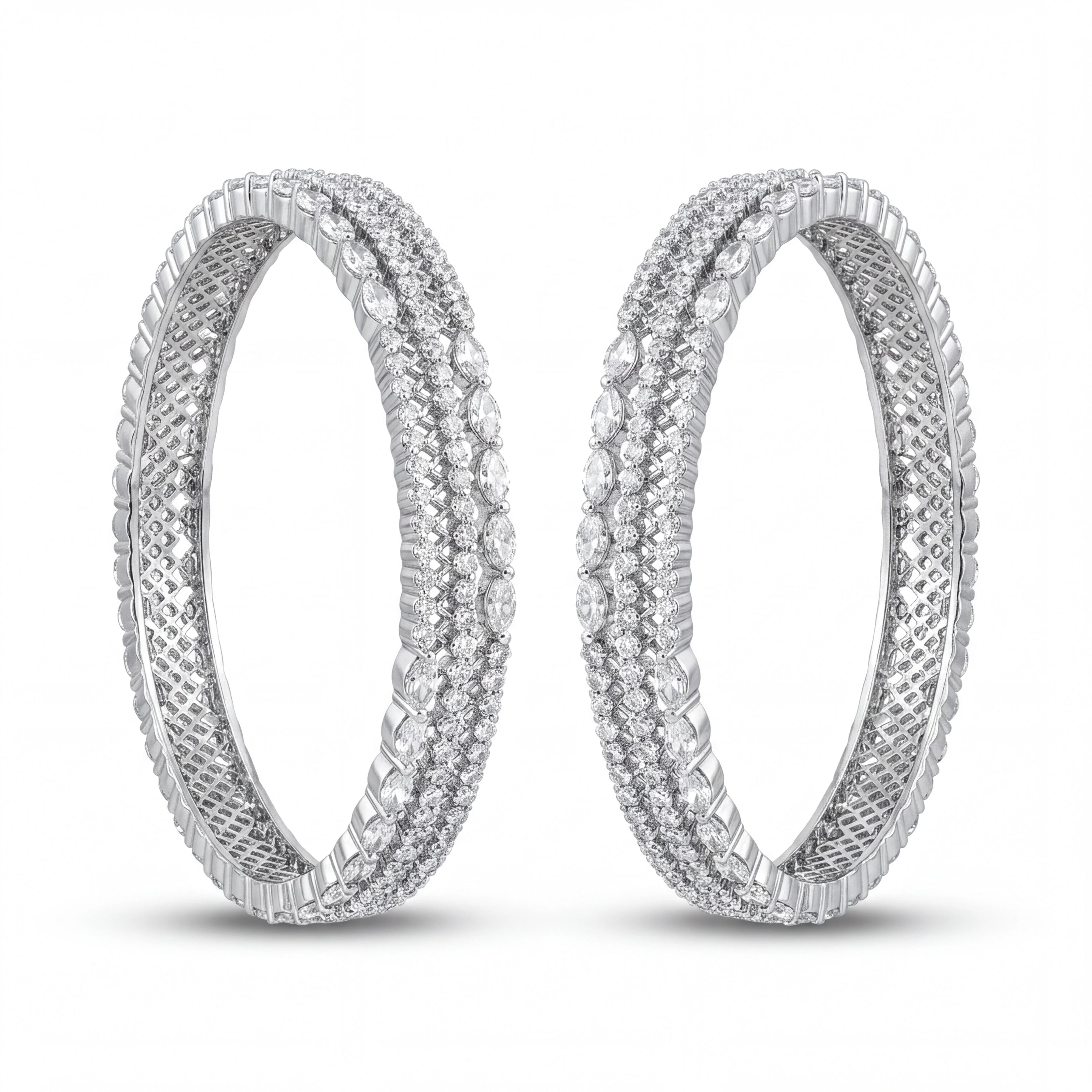CZ Trio Bangles