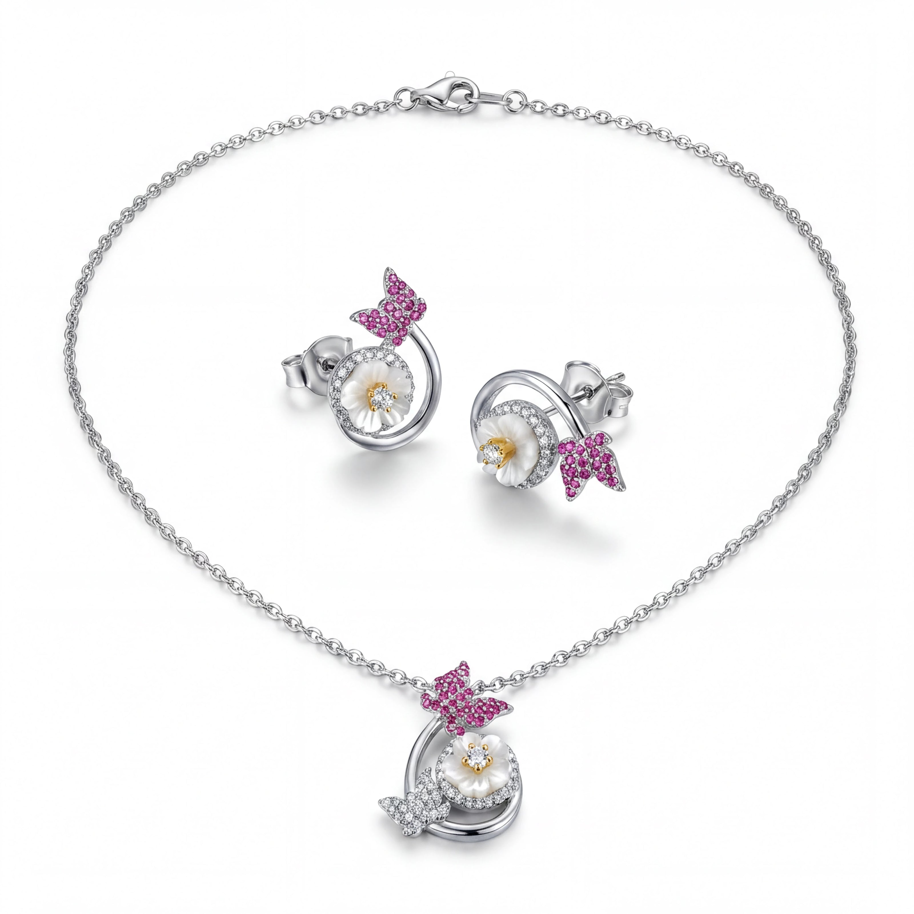Floral Butterfly Set