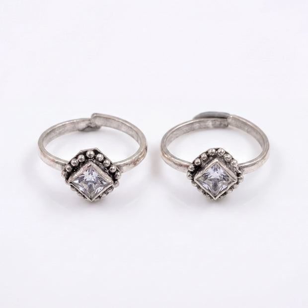 Vintage CZ Toe Rings