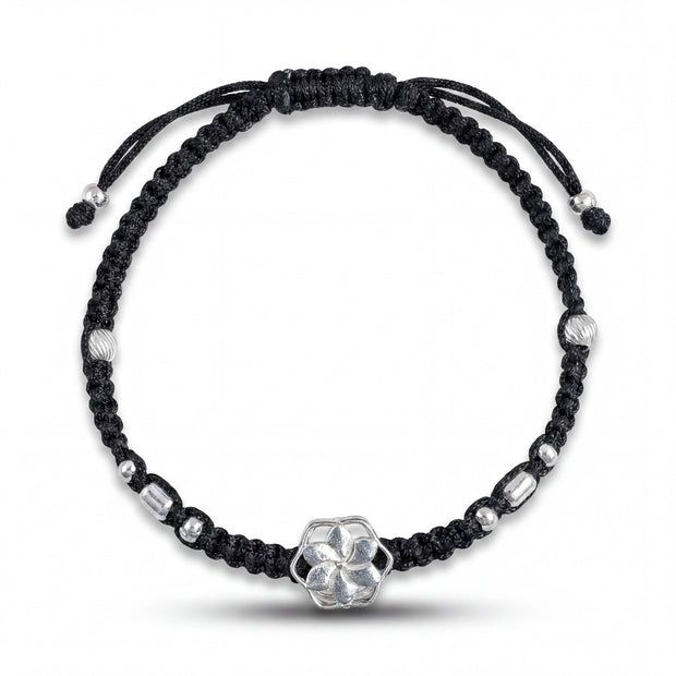 Floral Macrame Anklet