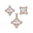 Radiant CZ Geometric Set