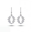 CZ Geo Drop Earrings