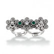 Vintage Scroll Double Ring