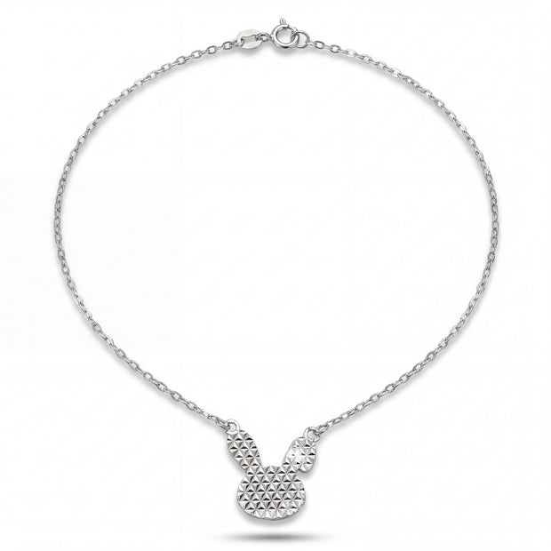 Geometric Bunny Necklace