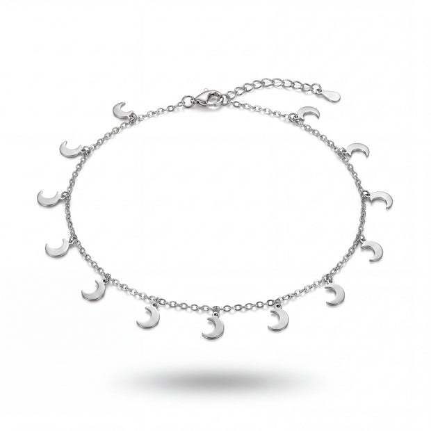 Crescent Charm Anklet