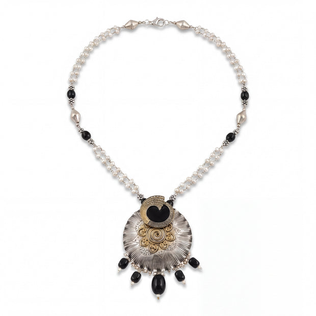 Onyx Pearl Necklace