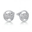 Double Heart Studs