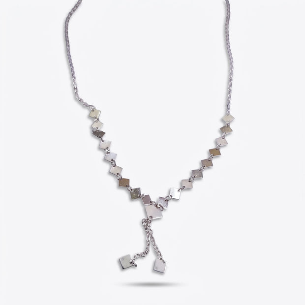 Geometric Drop Necklace