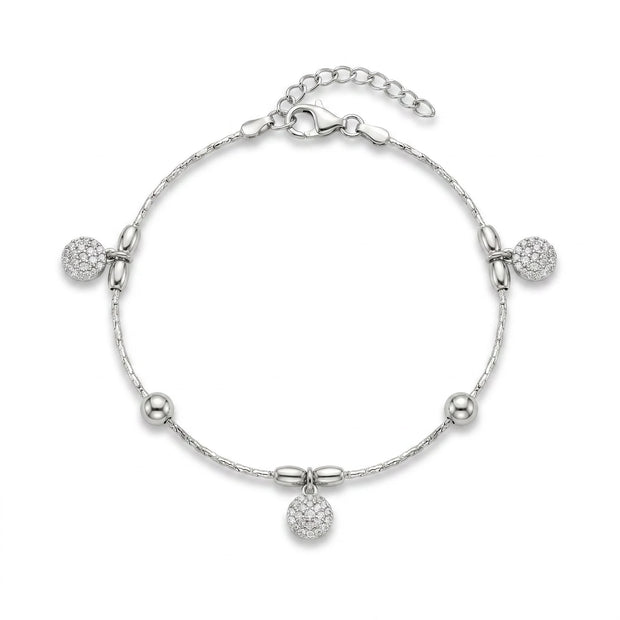 Pave Disc Anklet