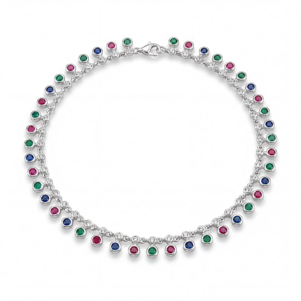 Multicolour Charm Anklet
