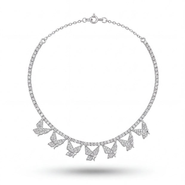 Butterfly CZ Bracelet
