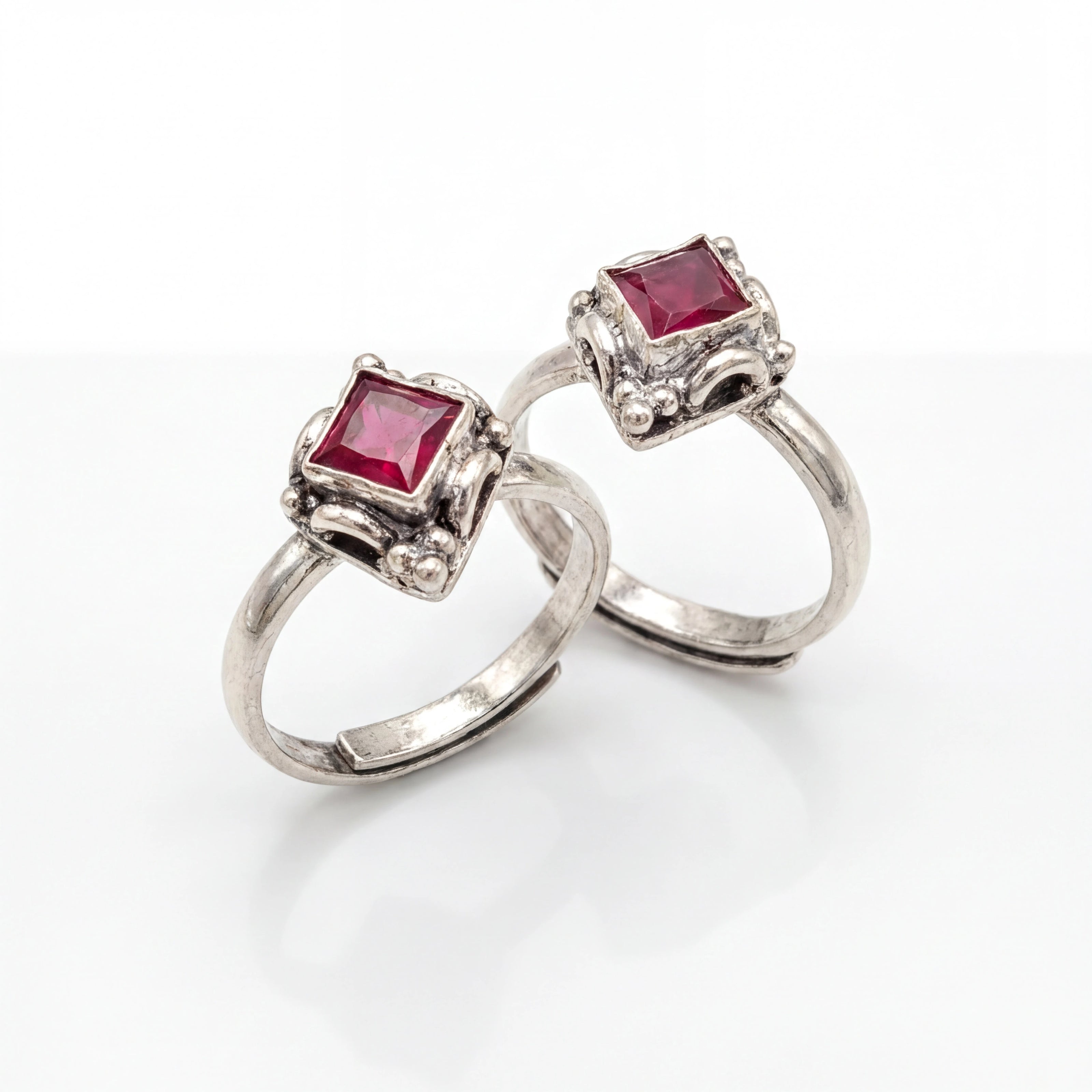 Ruby Vintage Toe Rings