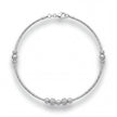 Textured Bead Anklet