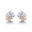 CZ Heart Studs
