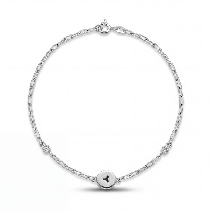 Minimal Sparkle Anklet
