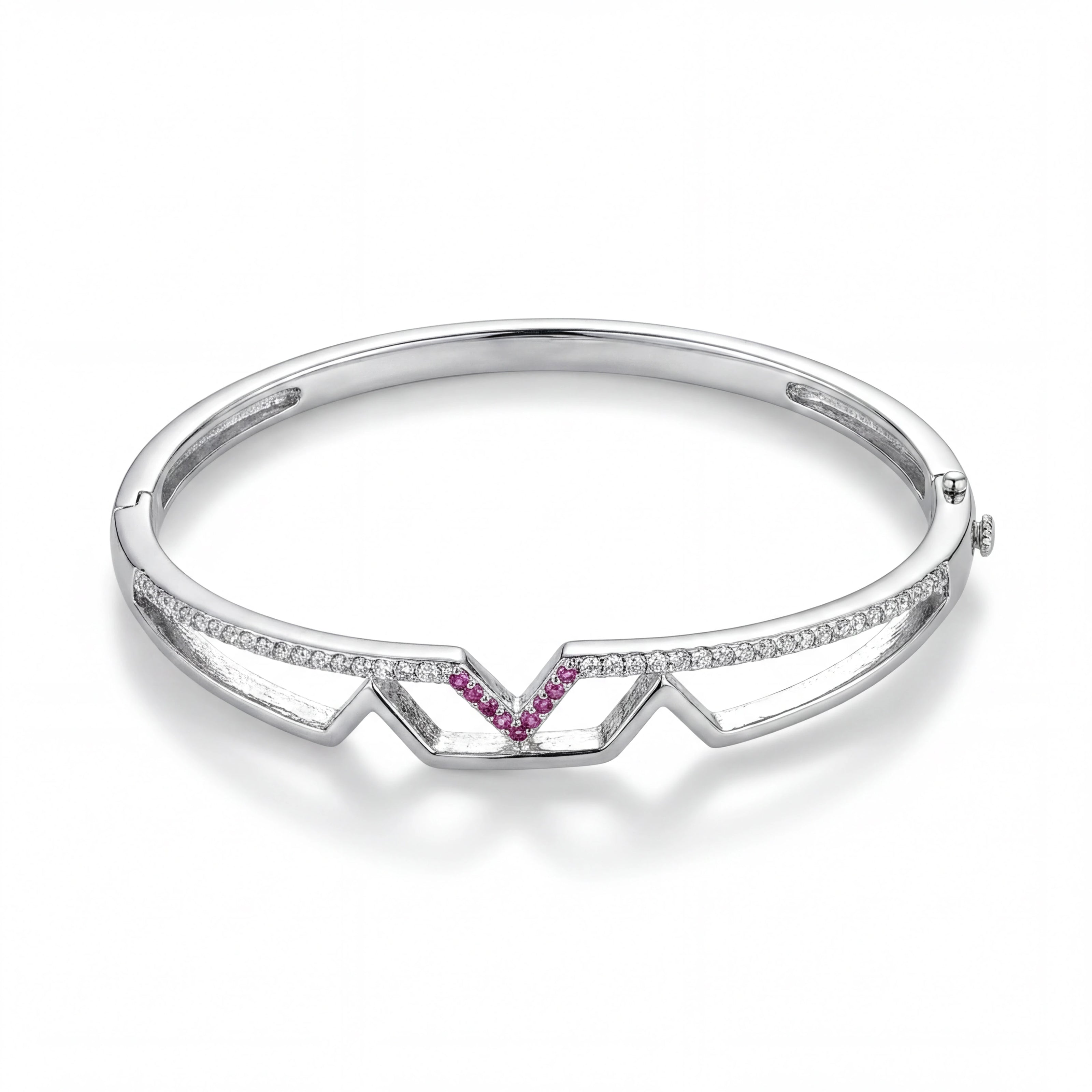 Pink Geo Bangle