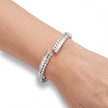 CZ Baguette Cuff Bracelet