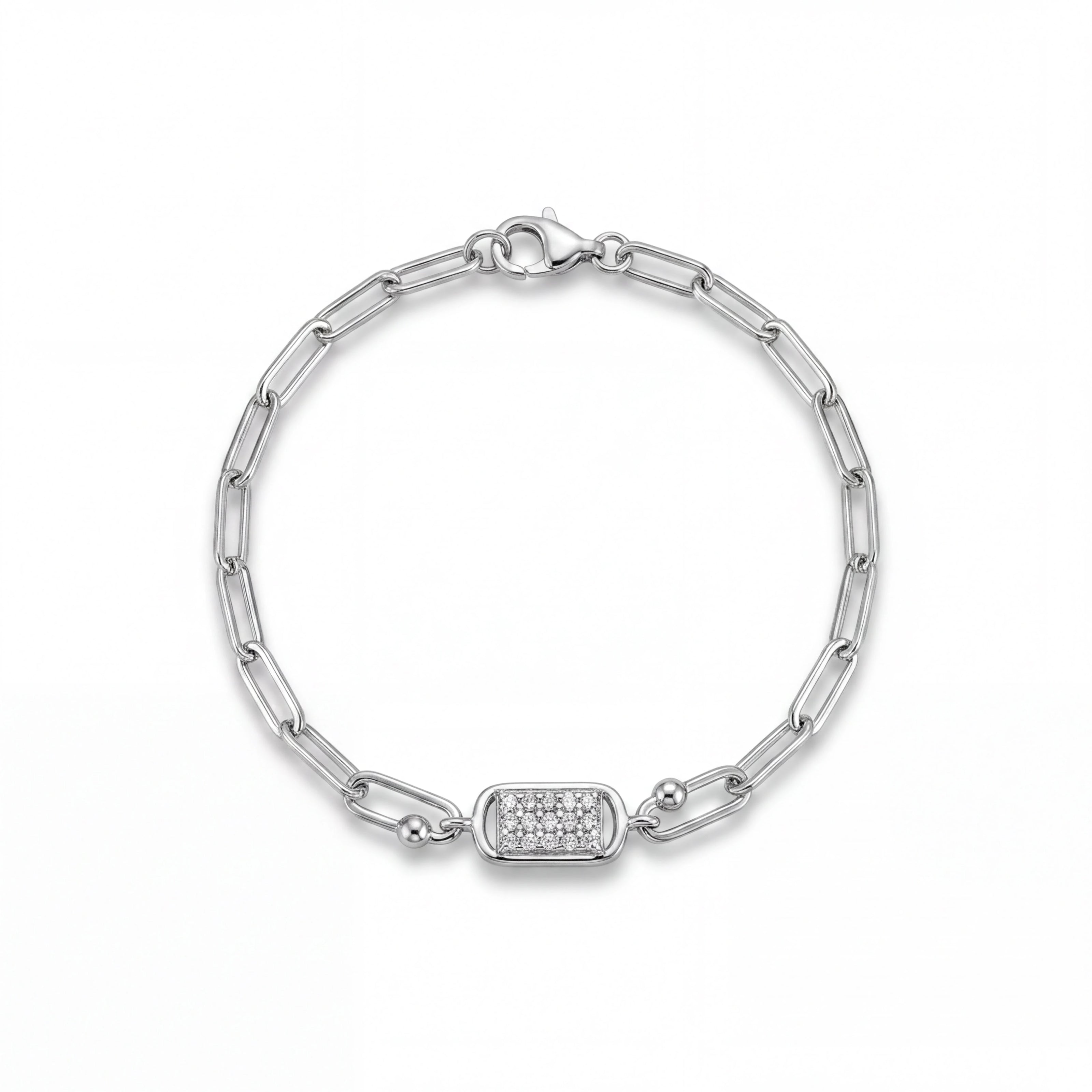 Pavé Link Bracelet