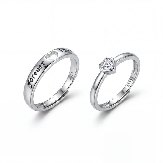 Heart Couple Rings