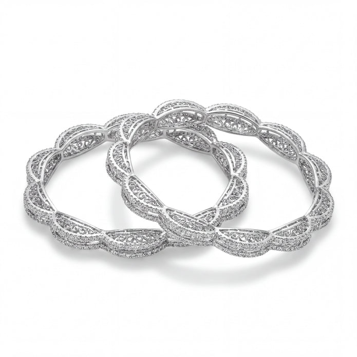 Filigree Scallop Bangles