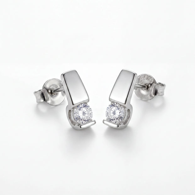 Bar CZ Studs