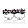 Vintage Floral Duo Ring