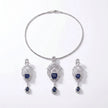 Blue Zirconia Set