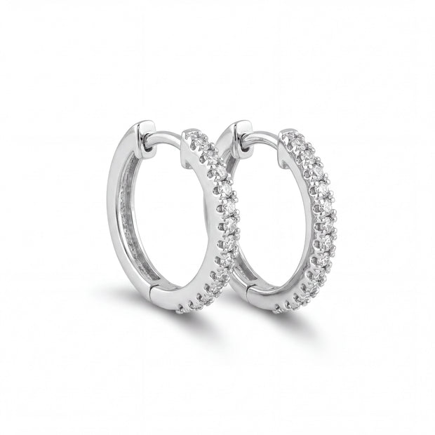 CZ Huggie Hoops