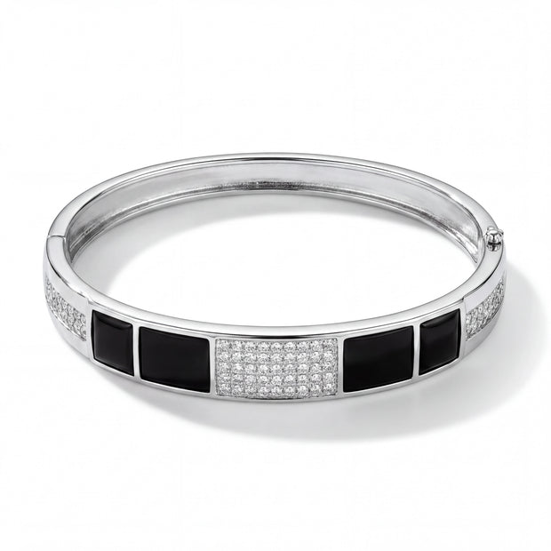 Geometric Onyx Bracelet