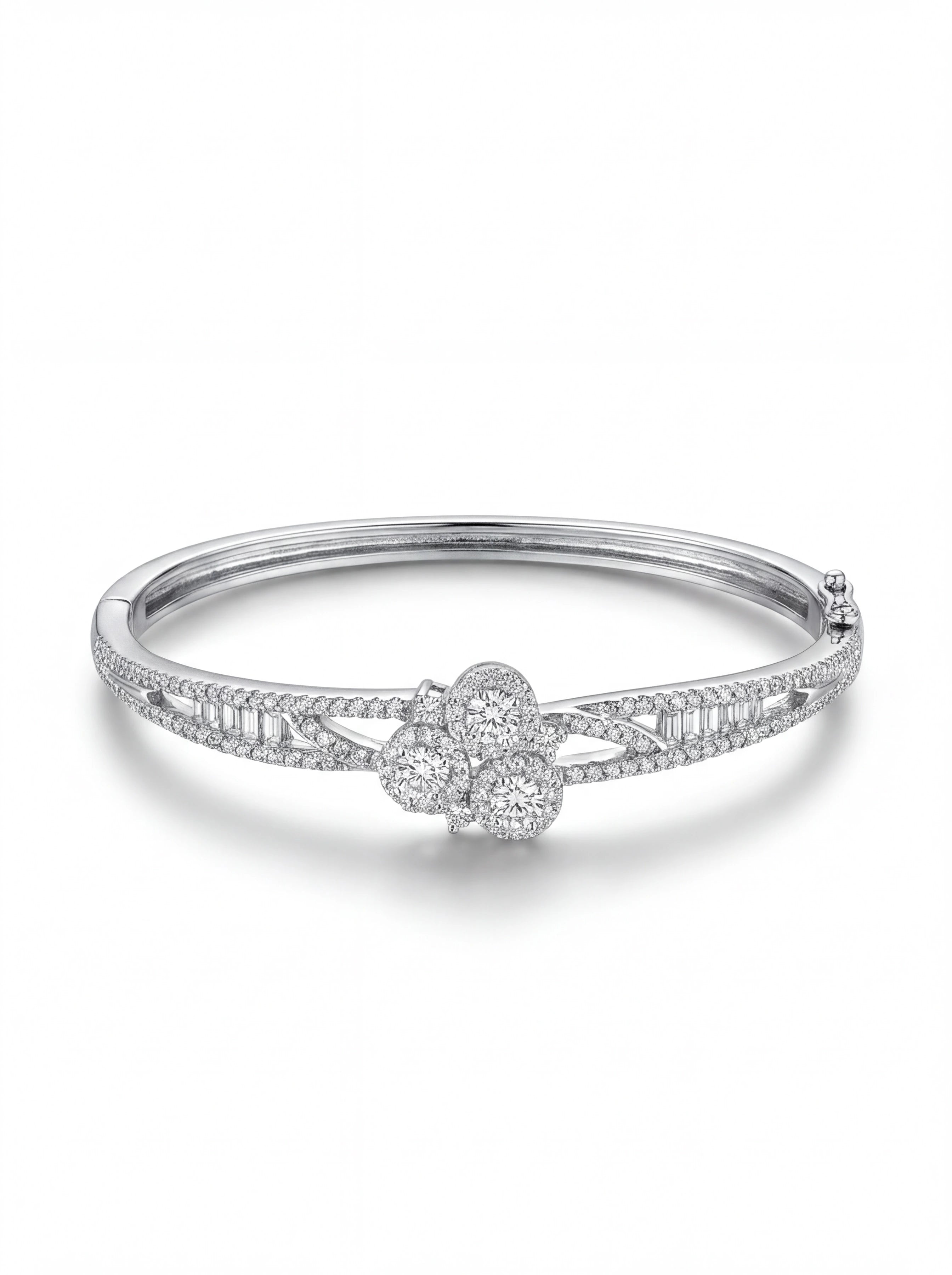 Trio Cluster Bangle