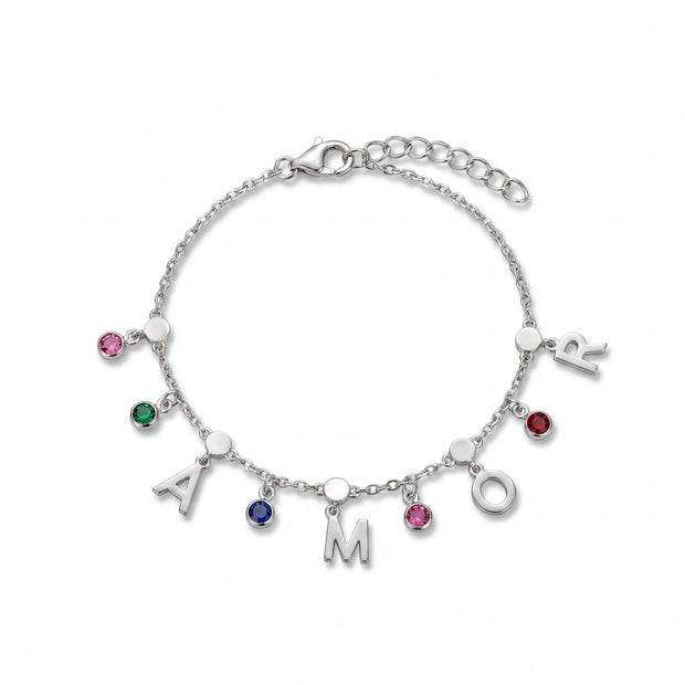 Amor Gemstone Bracelet