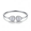 Pear Halo Bangle