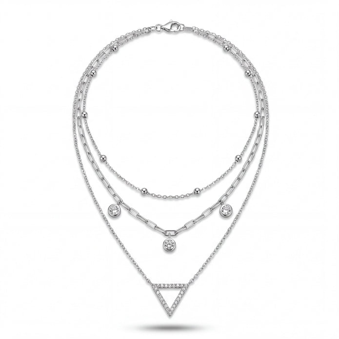 CZ Layered Necklace