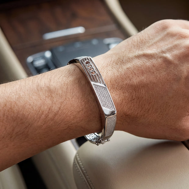 Pavé Grid Bracelet — 2