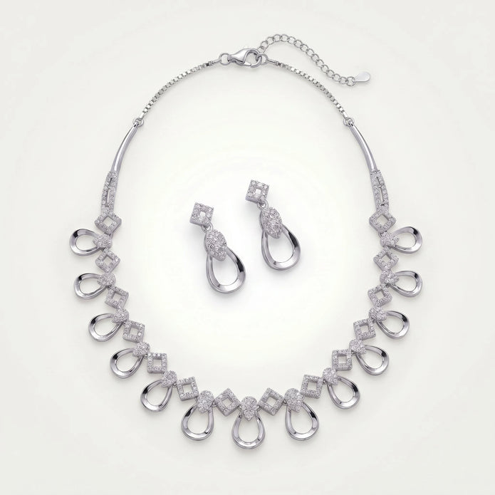 CZ Teardrop Set — 2