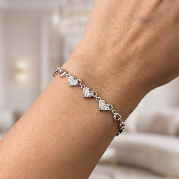 Sparkling Hearts Bracelet — 2